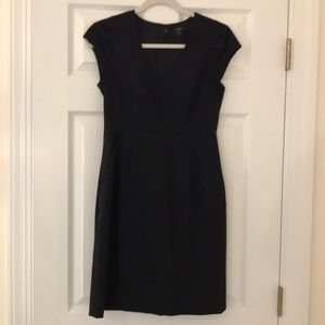 JCrew Suiting Cap Sleeve Dress in Stretch